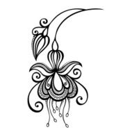 Beautiful Decorative Flower (Vector) N5