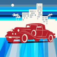 retro car N18