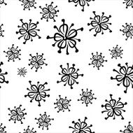 Flower background contours N11