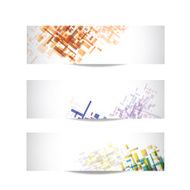 Abstract vector business cards
