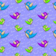 texture with birds in love N4