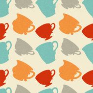 Seamless pattern with cups N5