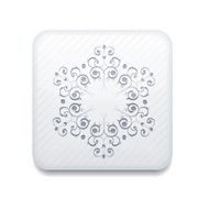 Vector white Snowflake icon Eps10 Easy to edit N6