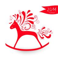 Chinese New Year of the Horse greeting card