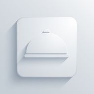 Vector light square icon Eps10 N30