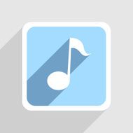 Vector blue icon on gray background Eps10 N40