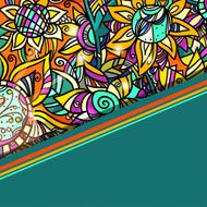 Abstract floral background with space for text N6