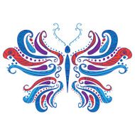 Abstract butterfly vector illustration