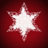 Christmas star snowflake design background N2