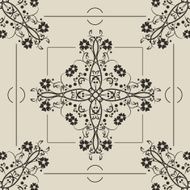 Seamless monochrome pattern N7