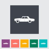 Car flat icon N20