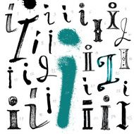 Vector alphabet Letter I