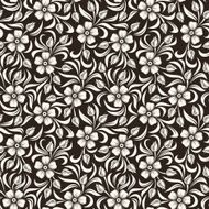 Seamless vintage floral pattern Vector illustration N10