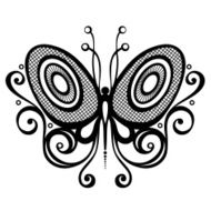 Vector Beautiful Butterfly N14