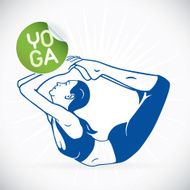 Yoga Model Illustration N11