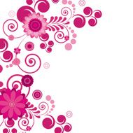 Abstract flowers background N11