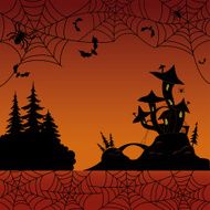 Holiday Halloween landscape