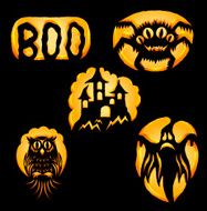 Set of Jack O&#039; Lanterns N2