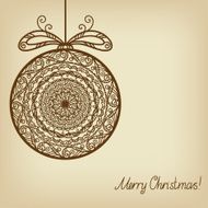 Holiday vintage Merry Christmas card N2