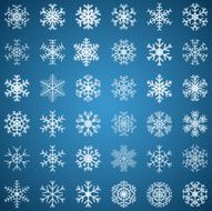 Set of snowflakes N26