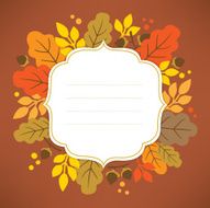 Frame With Autumn Leaves N3