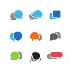Abstract speech clouds