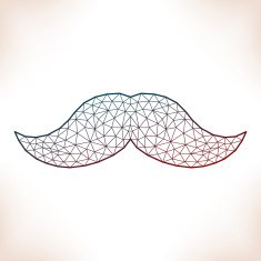 Geometric mustache N2