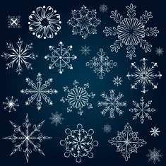Snowflakes collection N5