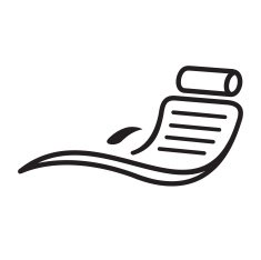 stylish chair silhouette sign N2