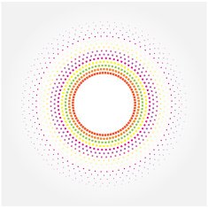 Abstract Halftone Background halftone circle shape N3