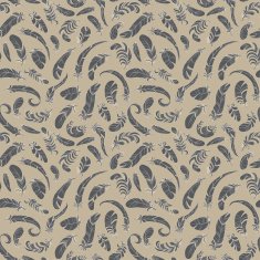 different feathers seamless pattern