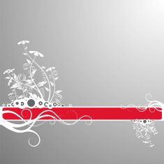 floral frame N287