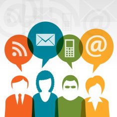 Teamwork business users chatting