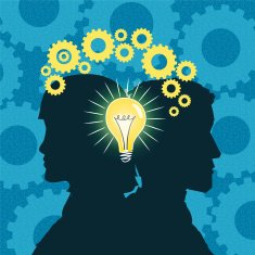 Businessman and Woman Sharing Ideas N2