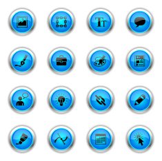 Blue Icons - Web Design