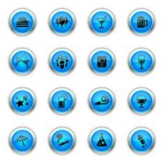 Blue Icons - Party