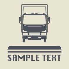 Truck icon or sign N3