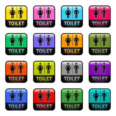 Restroom - set symbols N2