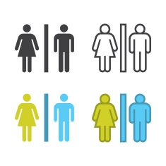 Toilet Sign Icon N2