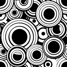 Abstract geometric seamless pattern with circles N11
