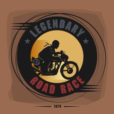 Motorcycle race label N2