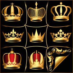set gold crowns N2