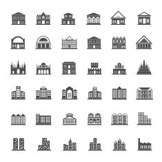 Building icon set N5