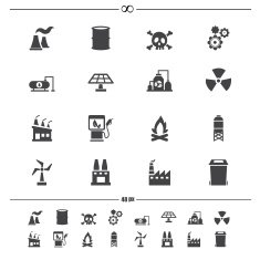 Factory icons vector eps10 N2