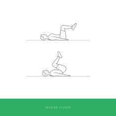 Fitness Icon Workout - reverse crunch