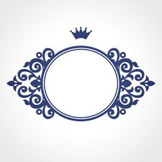 Vintage ornate frame with place for your text N7