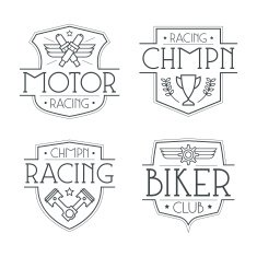 Racing badges for t-shirt N3