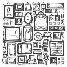 vintage frame background N3