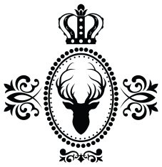 Royal deer emblem