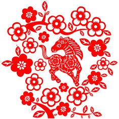chinese new year horse baby